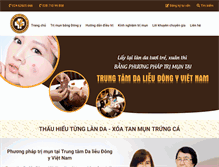 Tablet Screenshot of chuatrimuntrungca.com